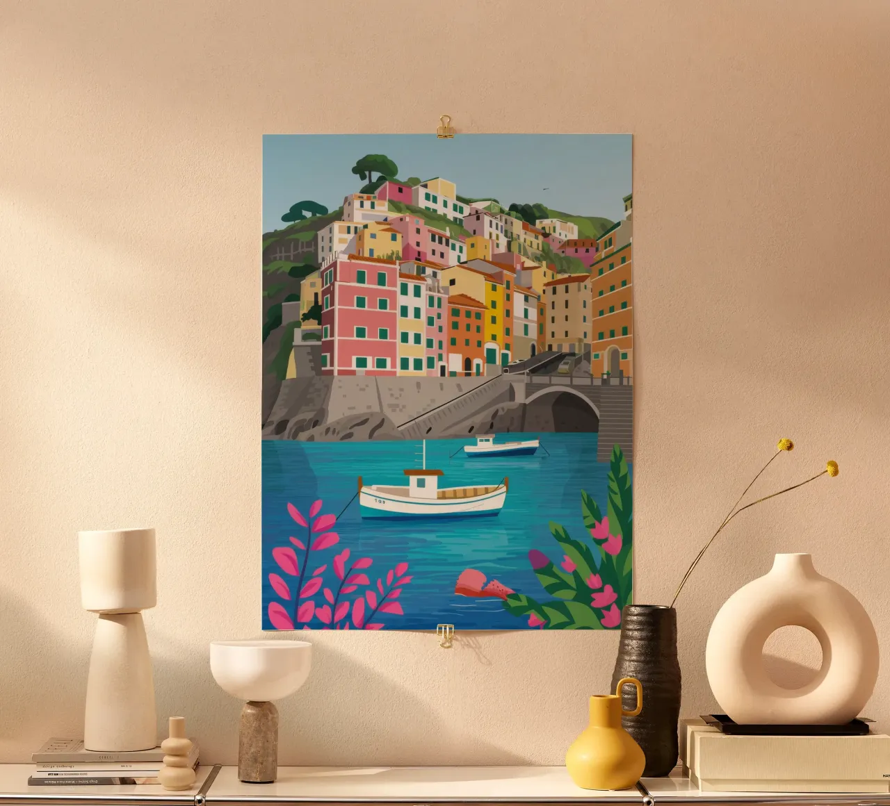 Cinque Terre Mare carta hahnemühle da Paez Harmony