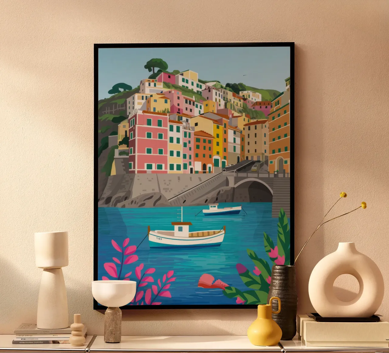 Cinque Terre Mare carta hahnemühle da Paez Harmony