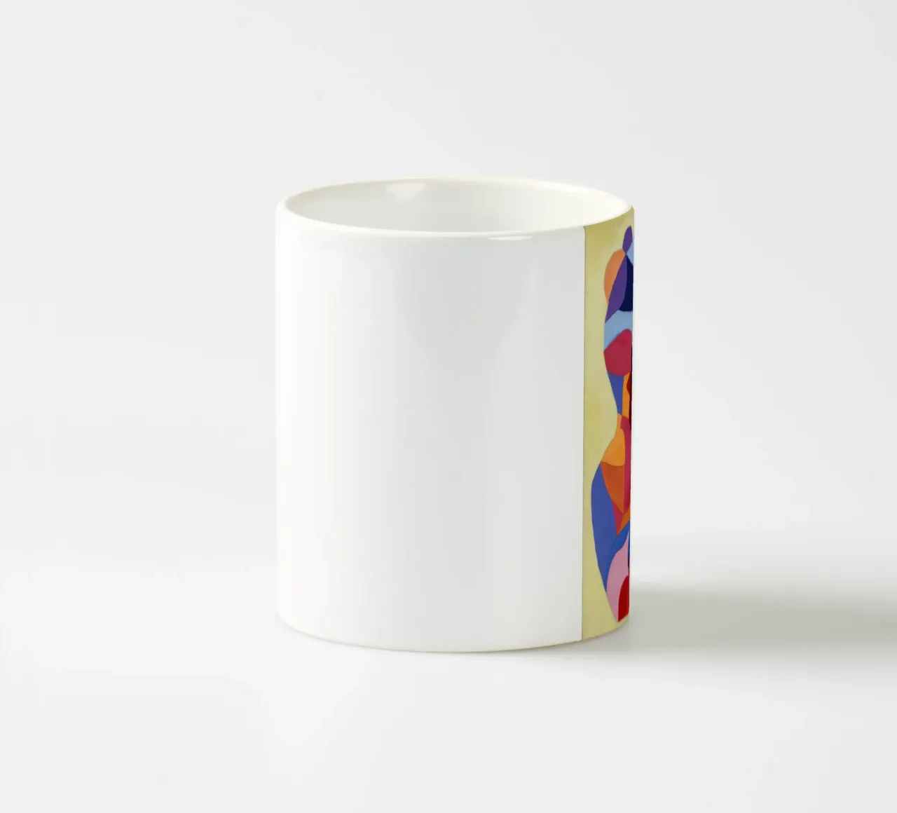 Geometric Social Scene tazza in ceramica da Lush Essence