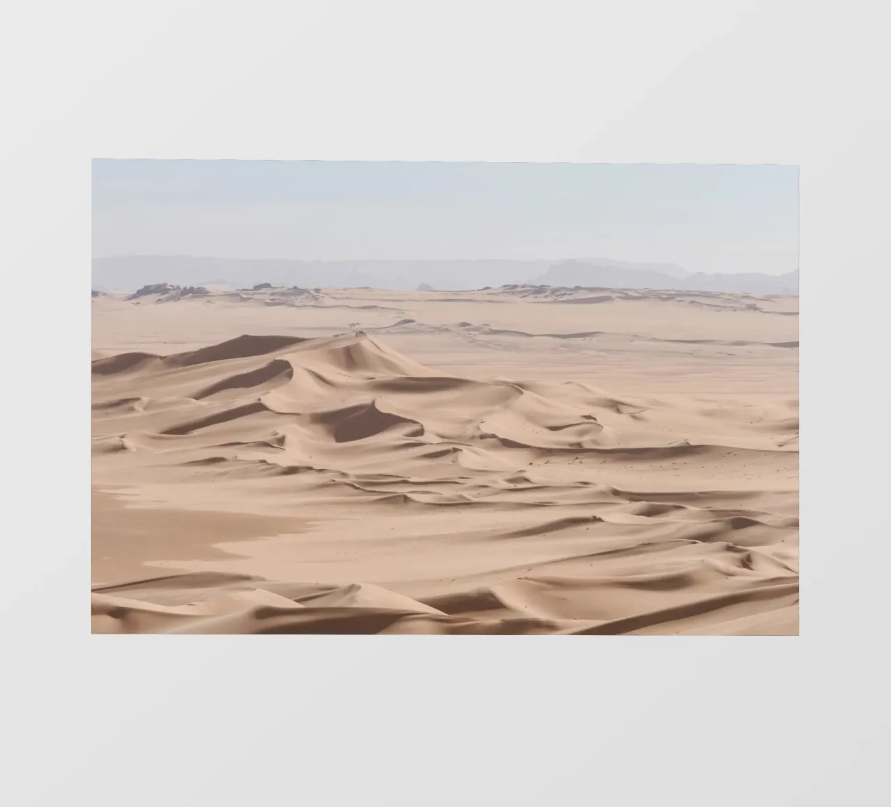 Sea of sand in the Sahara desert pellicola backlit da photolovers