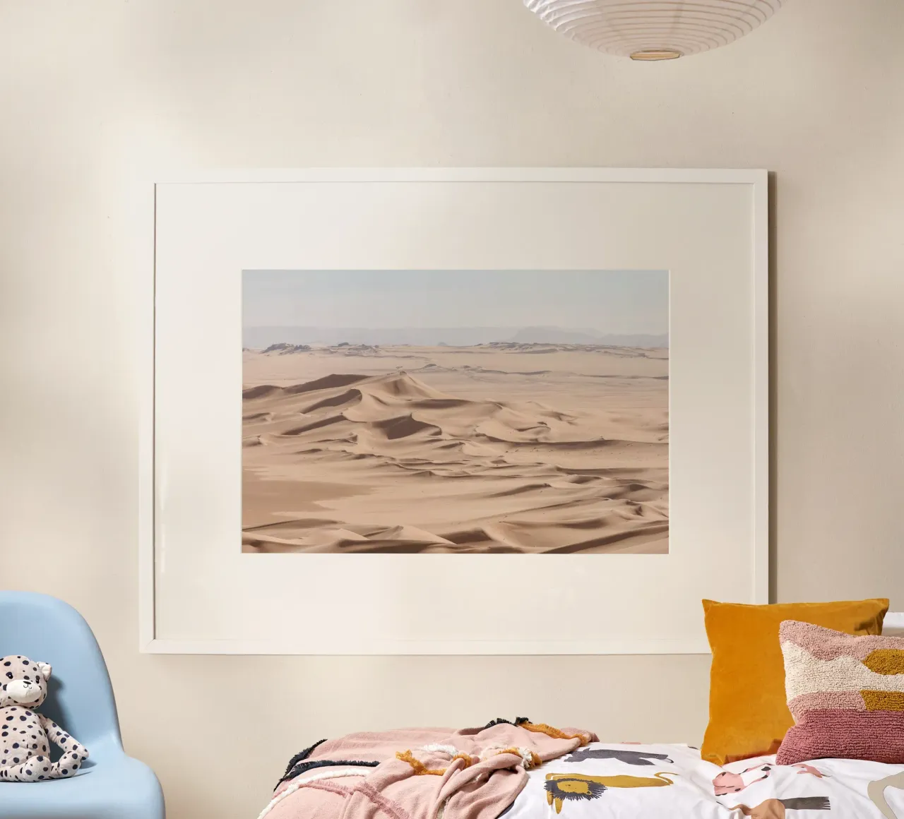 Sea of sand in the Sahara desert carta hahnemühle da photolovers
