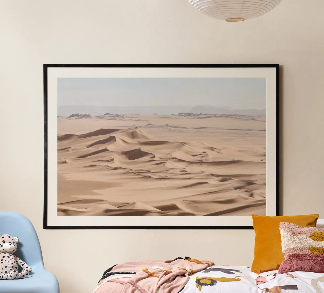 Sea of sand in the Sahara desert carta hahnemühle da photolovers