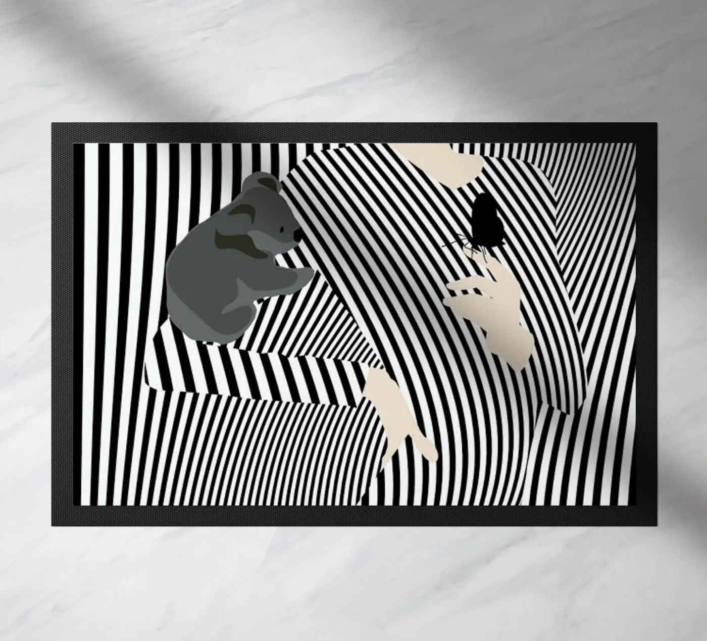 Koala deurmat van Bahar Seyedin