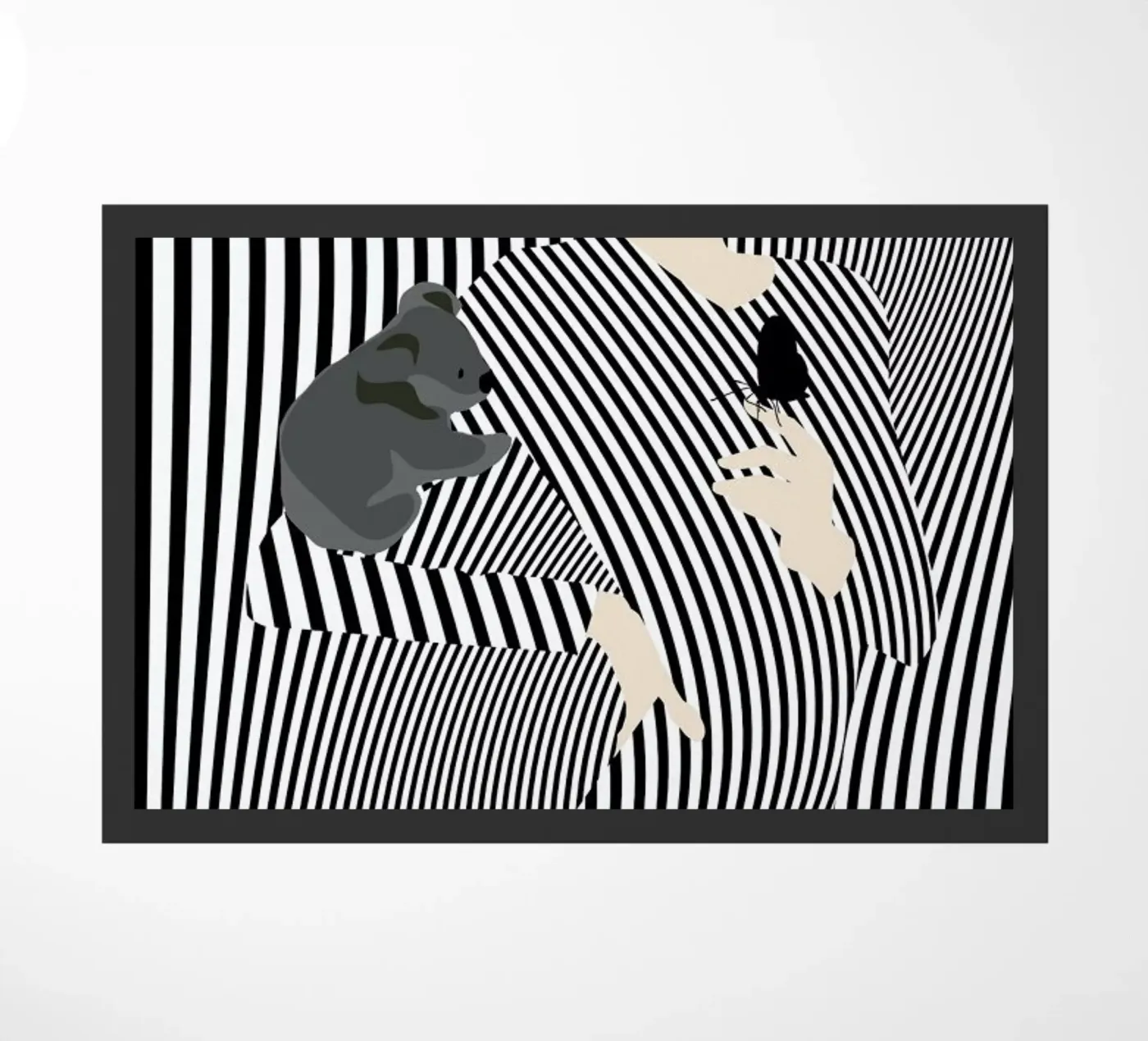 Koala deurmat van Bahar Seyedin