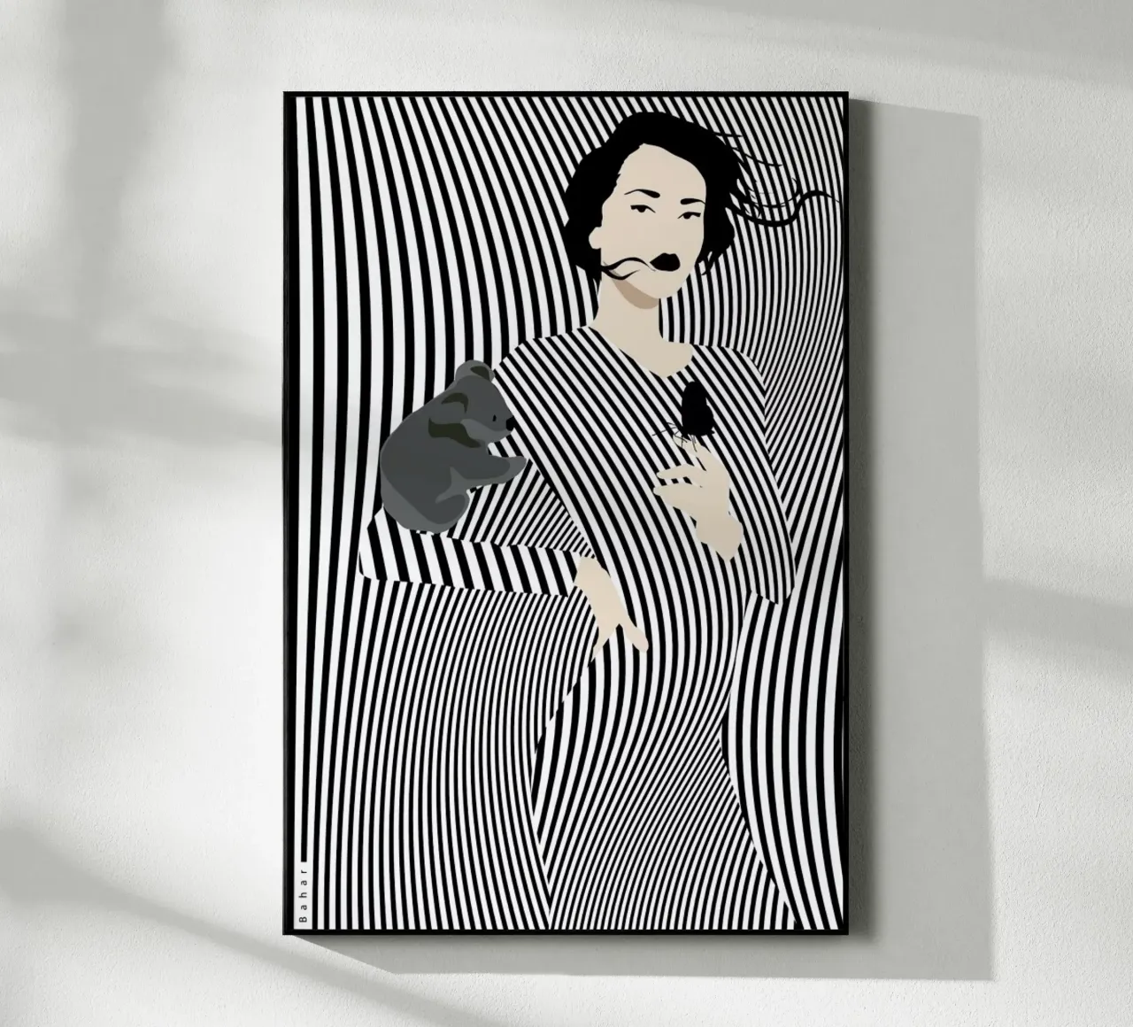 Koala plexiglass da Bahar Seyedin