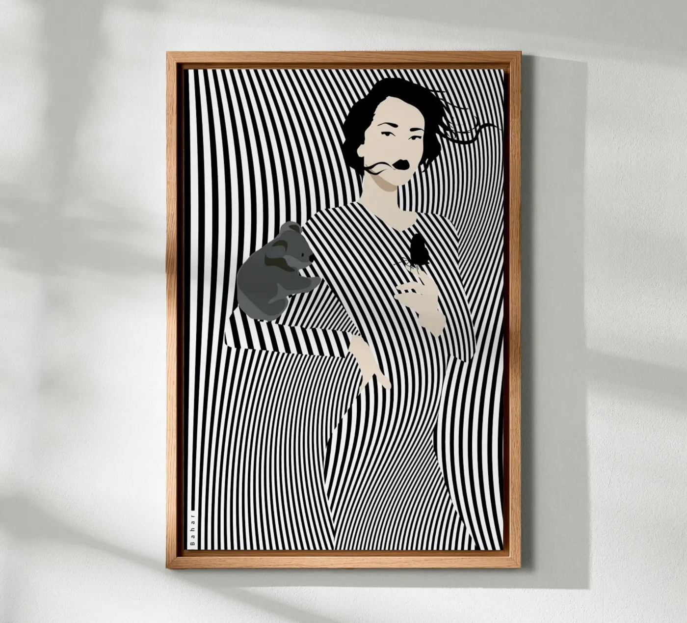 Koala canvas by Bahar Seyedin