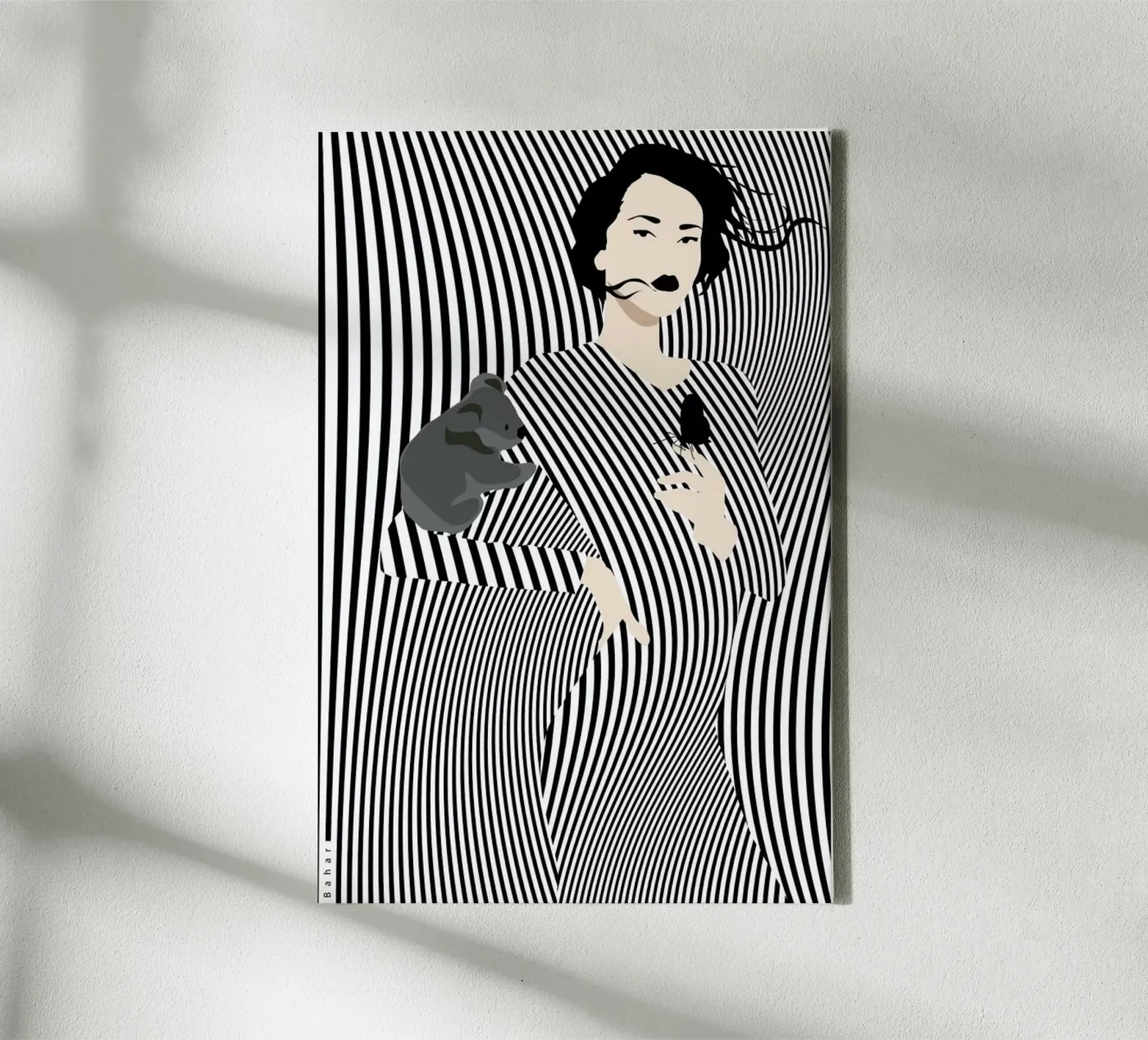 Koala canvas by Bahar Seyedin