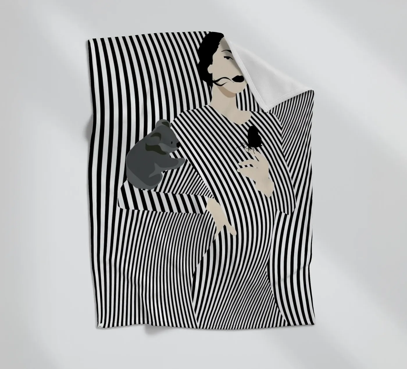 Koala fleecedeken van Bahar Seyedin