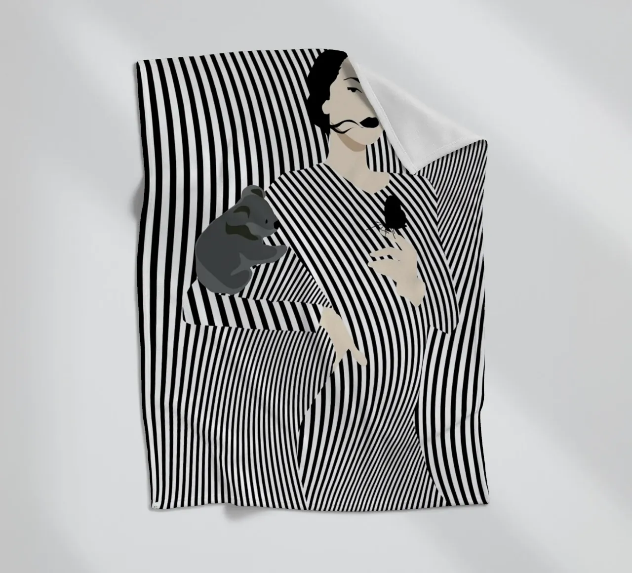 Koala Fleecedecke von Bahar Seyedin