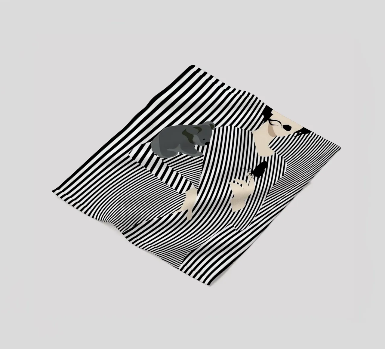 Koala Fleecedecke von Bahar Seyedin