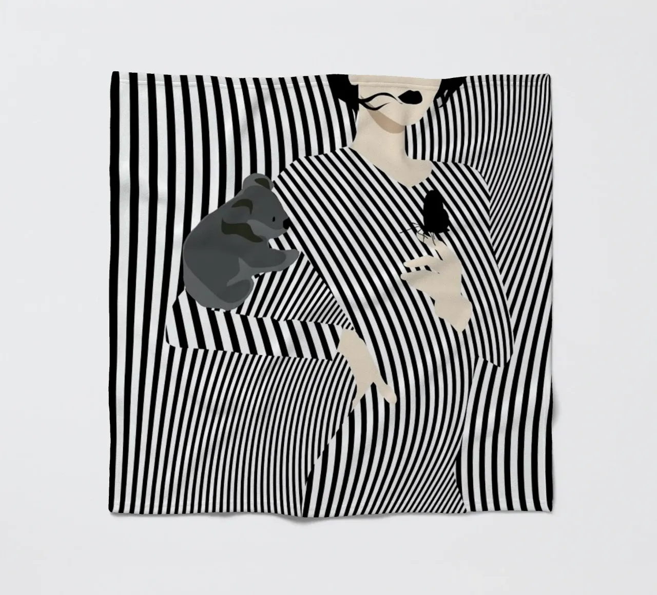 Koala Fleecedecke von Bahar Seyedin