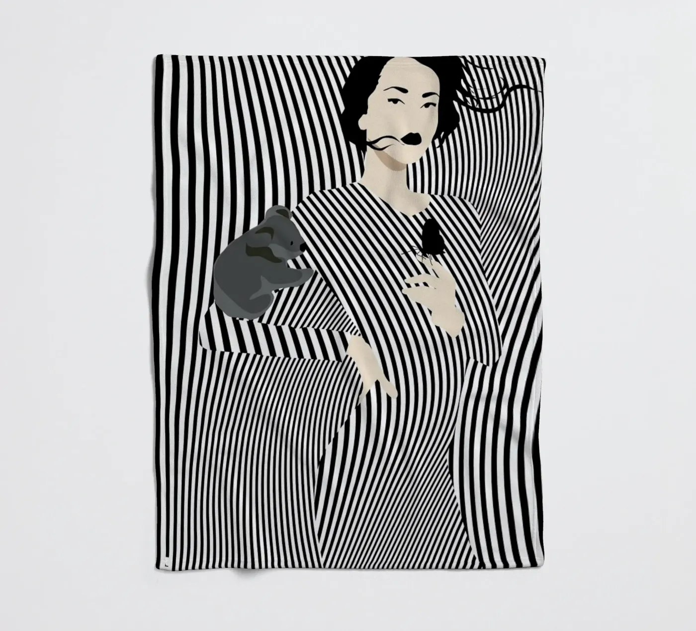 Koala fleecedeken van Bahar Seyedin