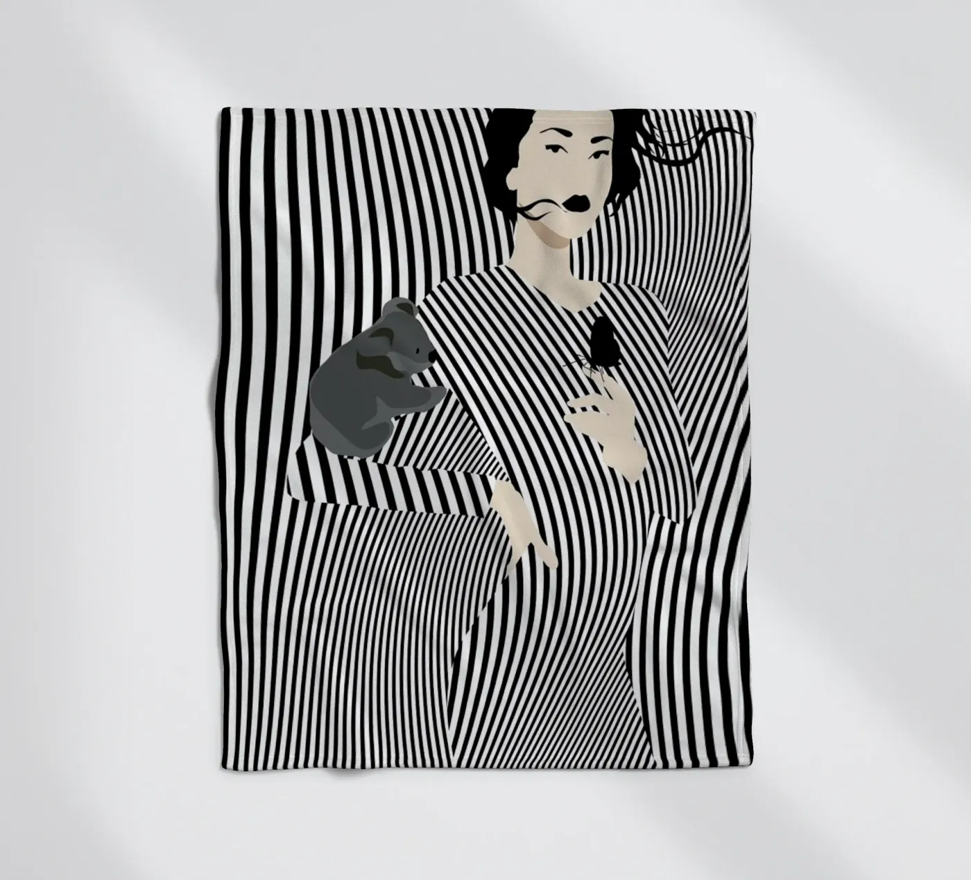 Koala fleecedeken van Bahar Seyedin