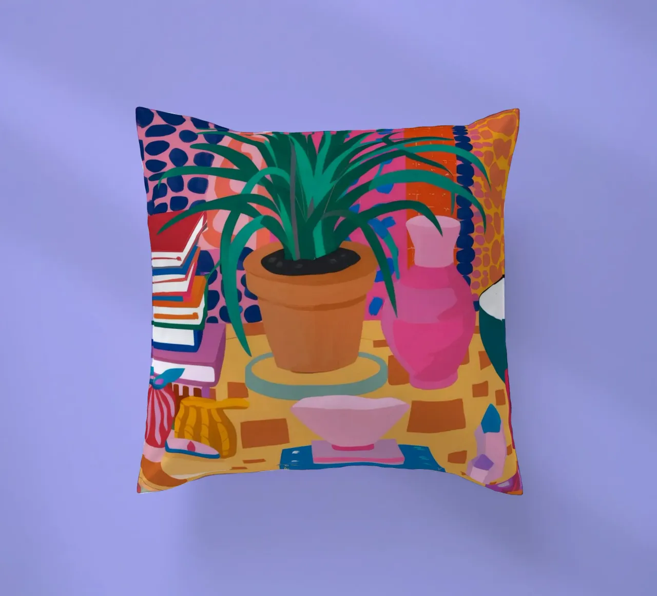 Boho Reading Nook decorative cushion by Grande Serene