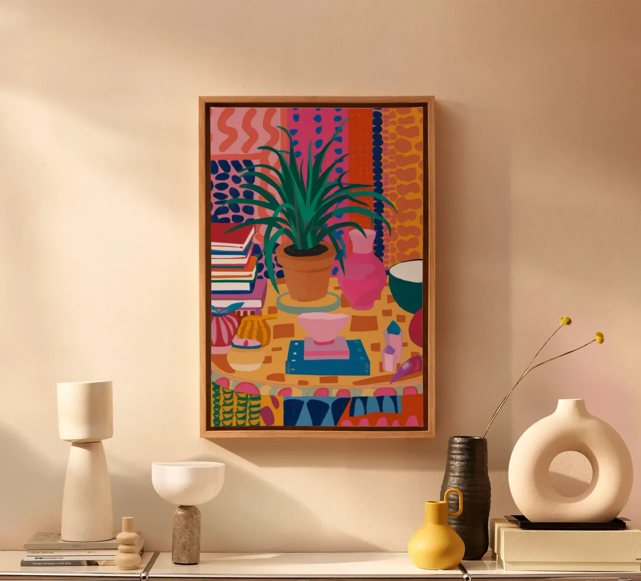 Boho Reading Nook canvas by Grande Serene