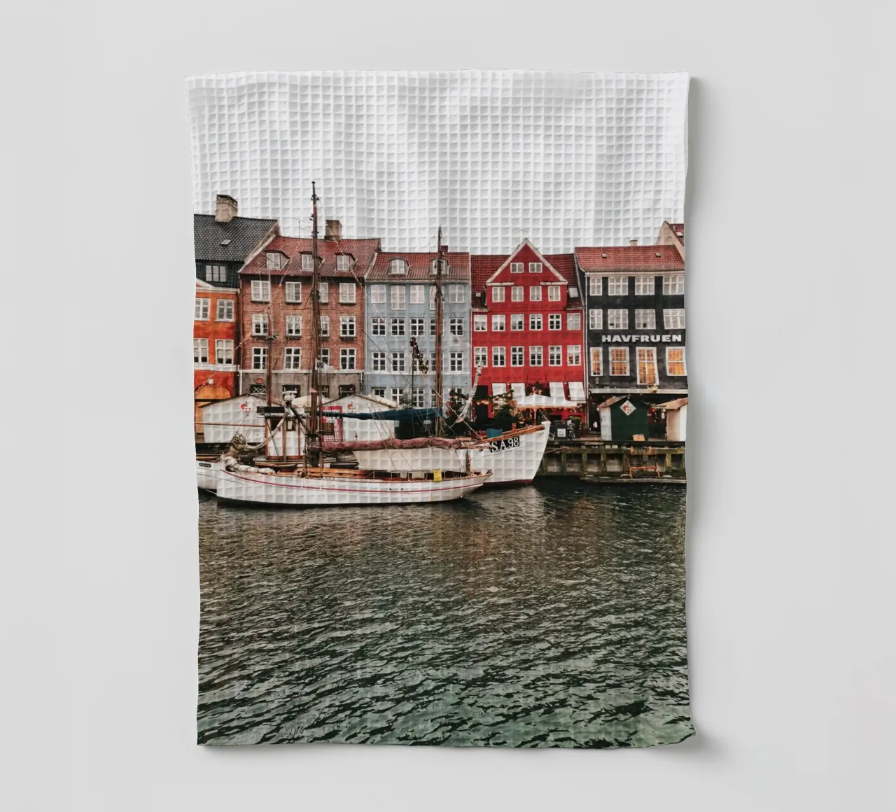Copenhagen Harbour canovaccio da cucina da GraceDigitalArtCo
