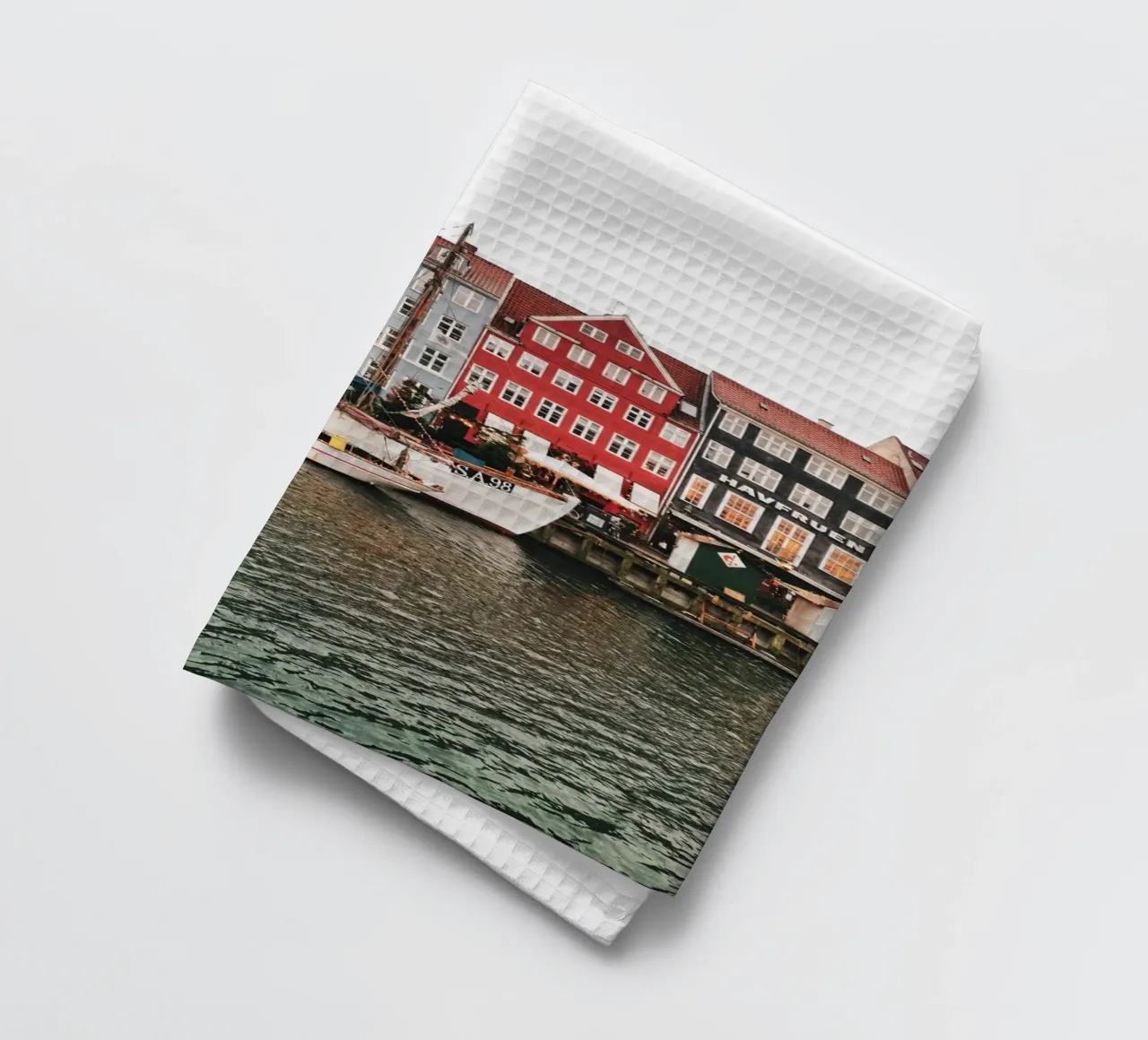 Copenhagen Harbour canovaccio da cucina da GraceDigitalArtCo