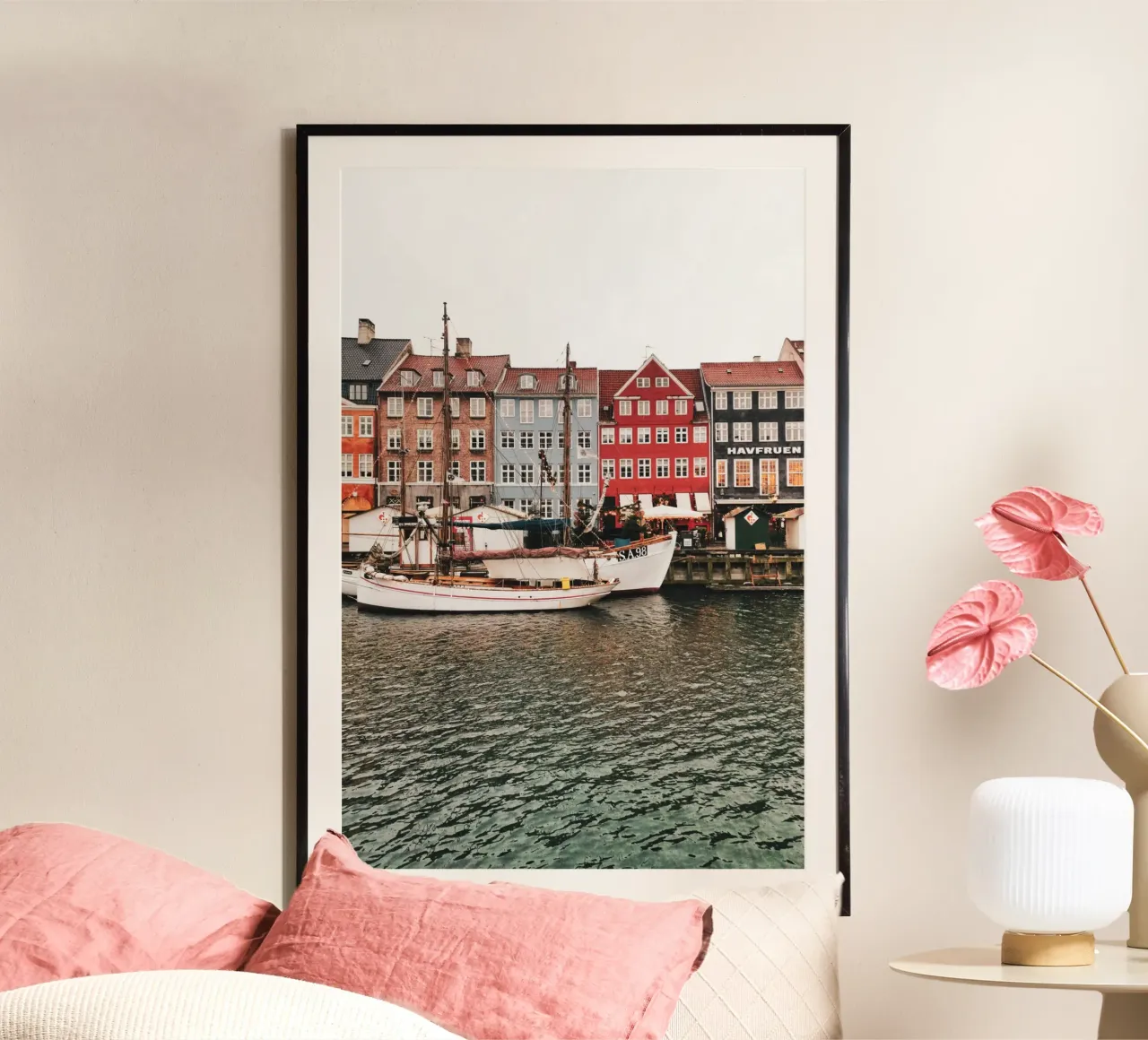 Copenhagen Harbour carta hahnemühle da GraceDigitalArtCo