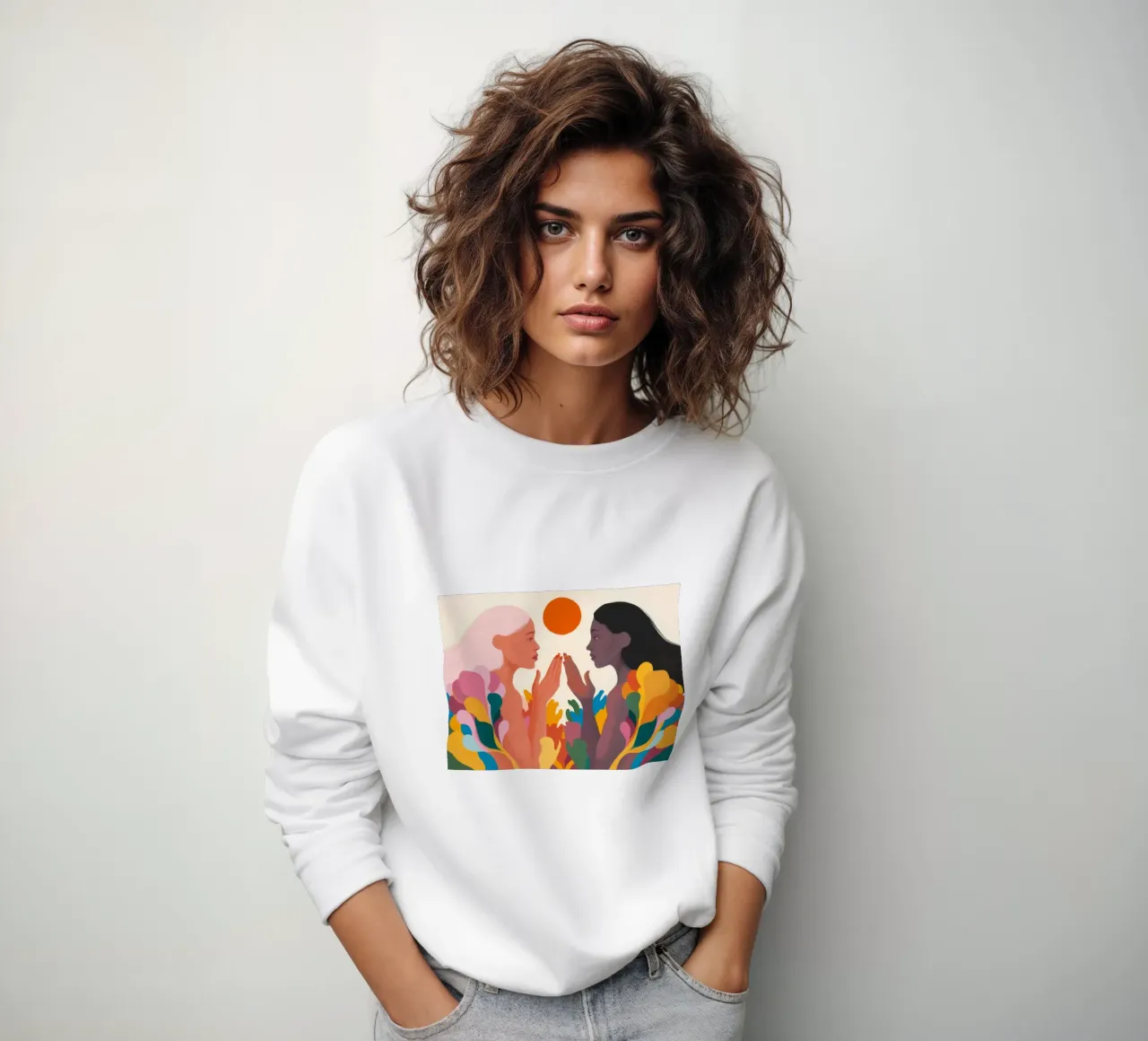 Astratto Abbracciare il calore felpa da Lumie Layers