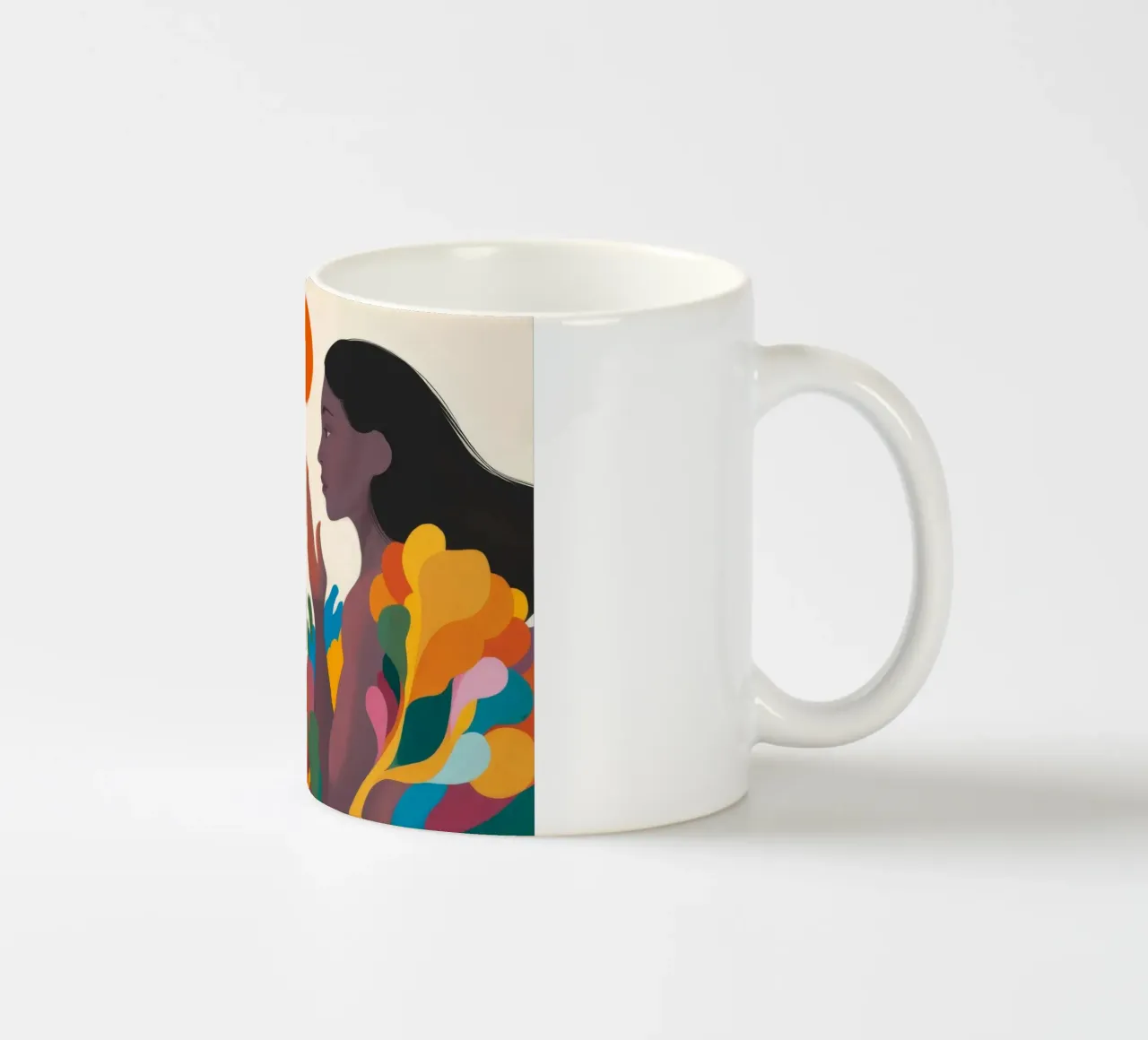 Astratto Abbracciare il calore tazza in ceramica da Lumie Layers