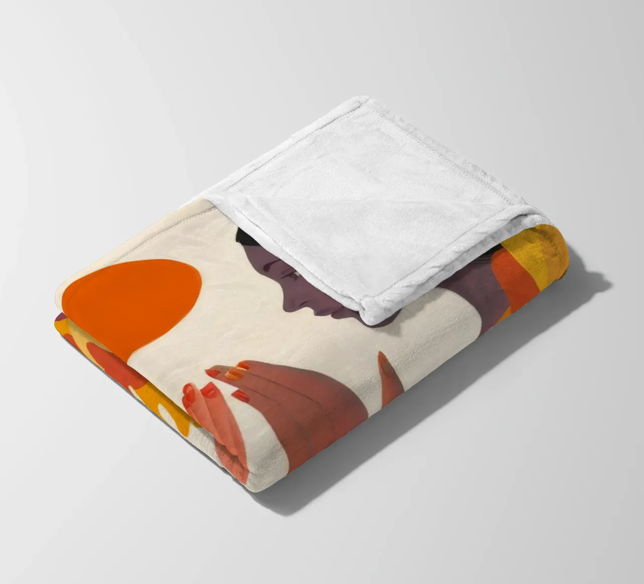 Astratto Abbracciare il calore coperta in pile da Lumie Layers