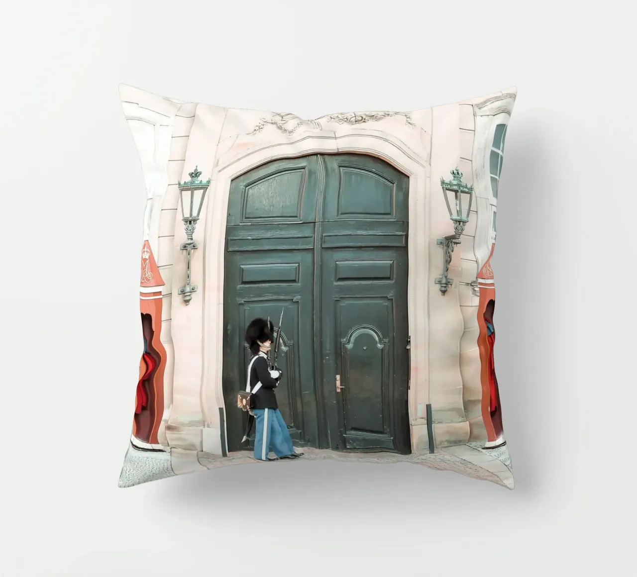 Copenhagen Guards cuscino da GraceDigitalArtCo