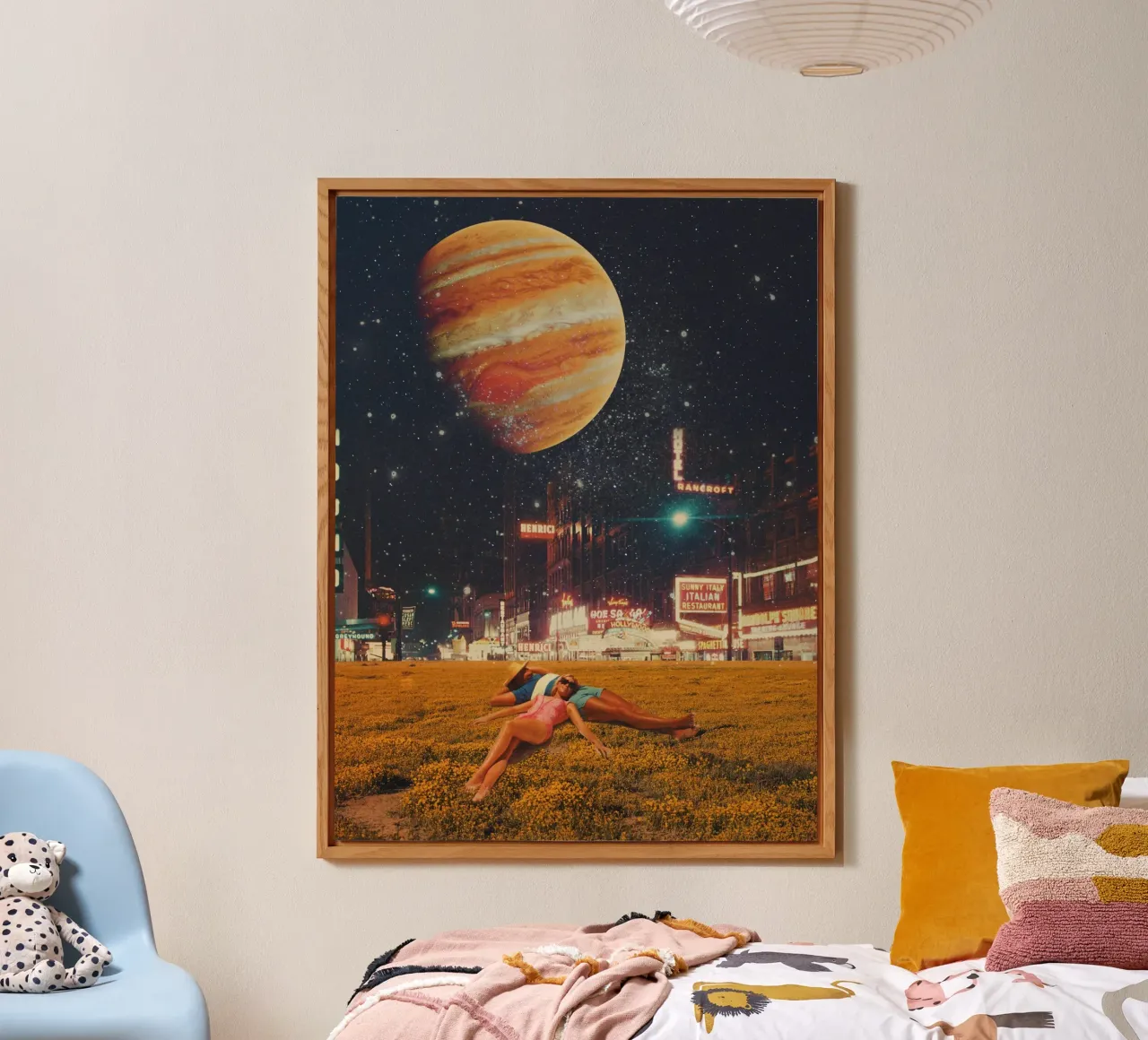 a postcard from year 2349 alluminio dibond da Frank Moth