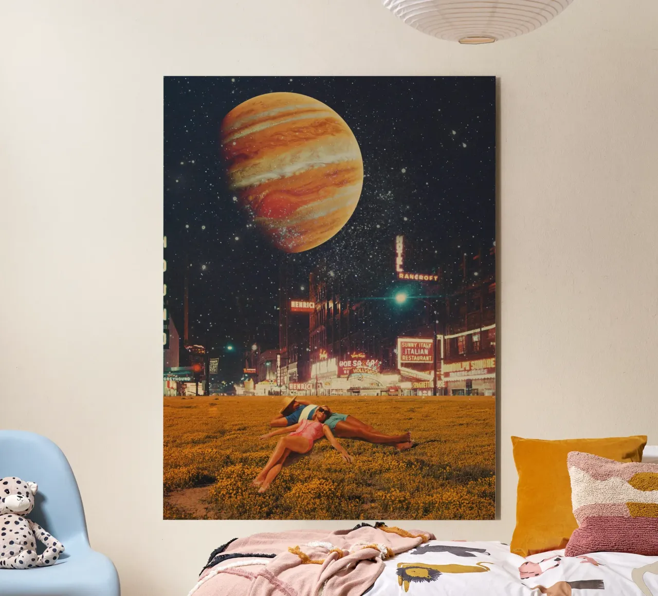 a postcard from year 2349 alluminio dibond da Frank Moth