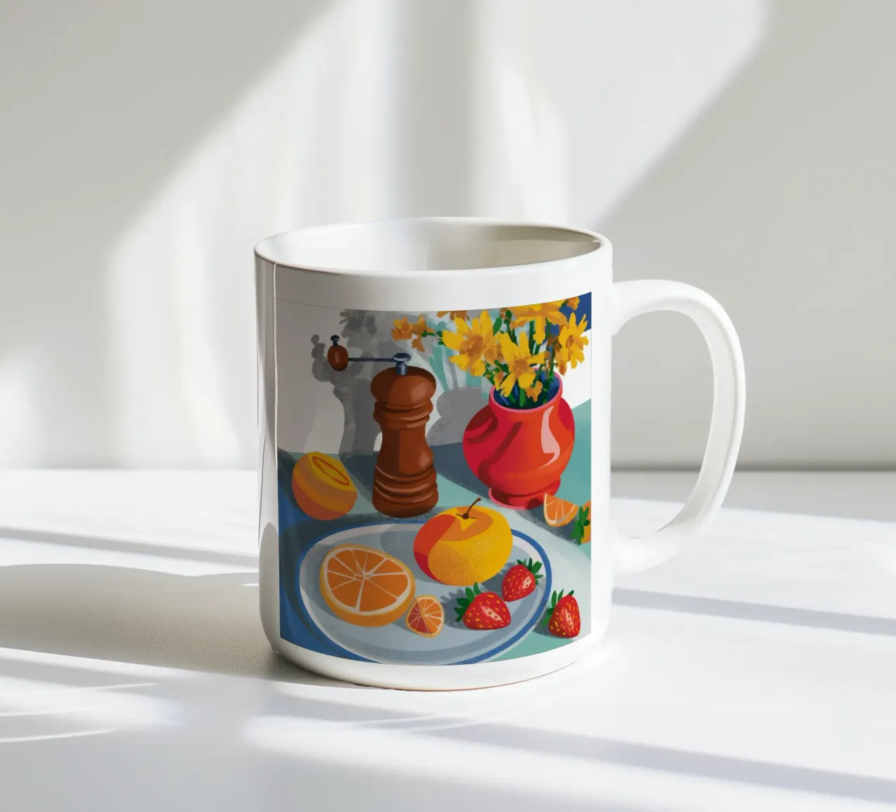 Sole Limone Quiete tazza in ceramica da Grande Serene
