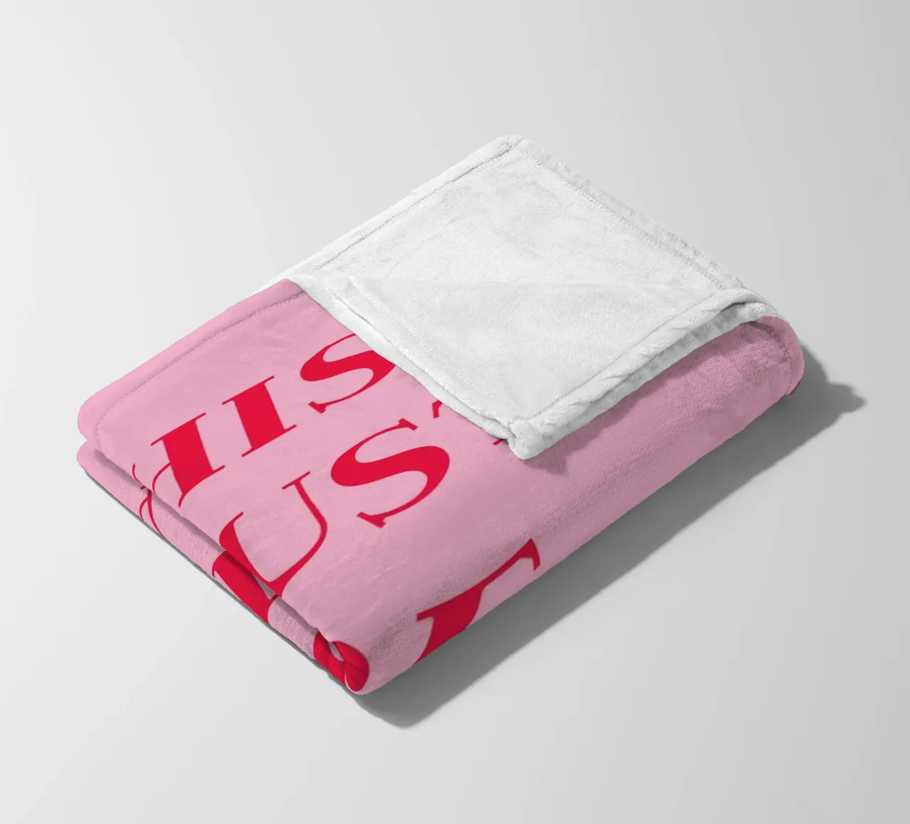 Pink and Red This Must Be The Place Art coperta in pile da GraceDigitalArtCo