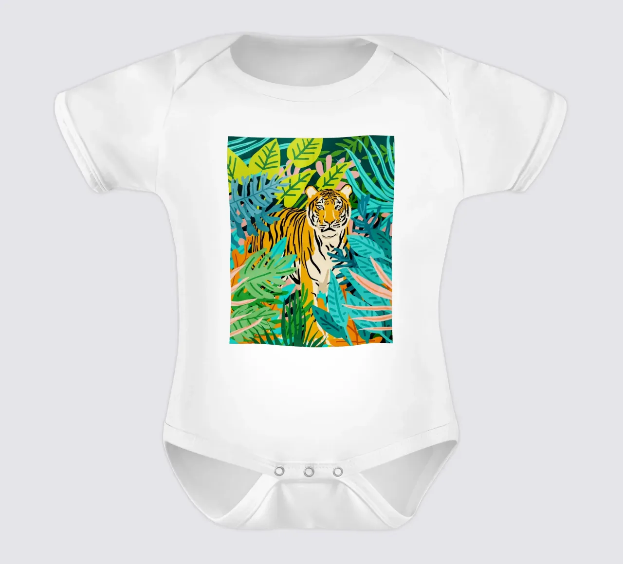 Only 3890 Left. short-sleeve baby romper by 83oranges