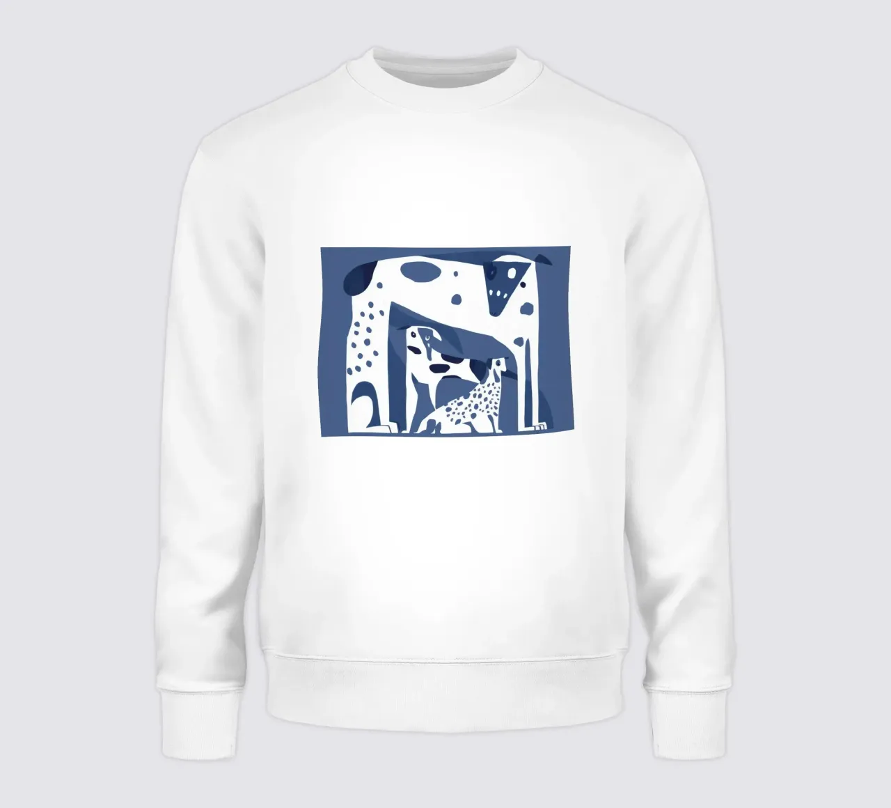 Forme canine blu felpa da Lumie Layers