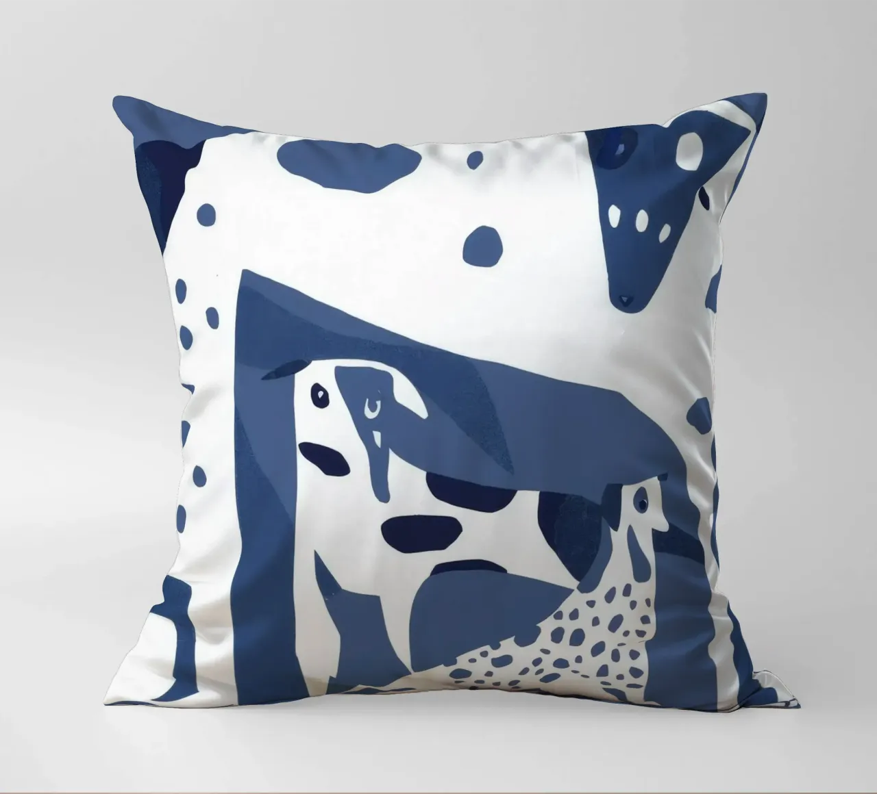 Forme canine blu cuscino da Lumie Layers