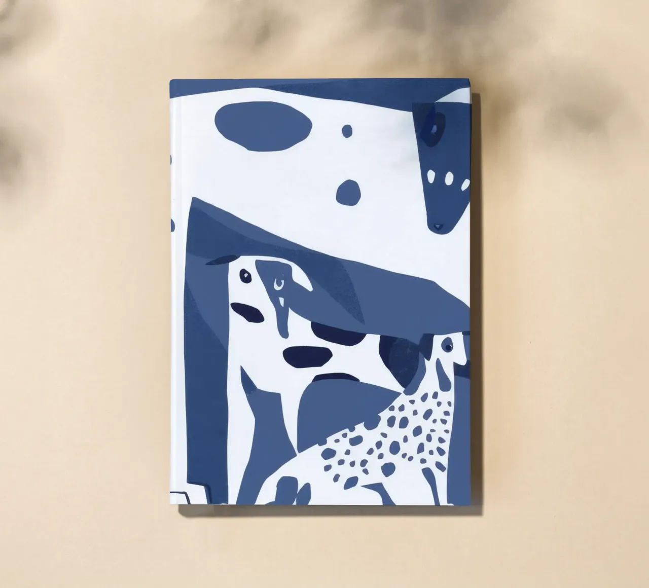 Canine Forms Blue notebook by Lumie Layers