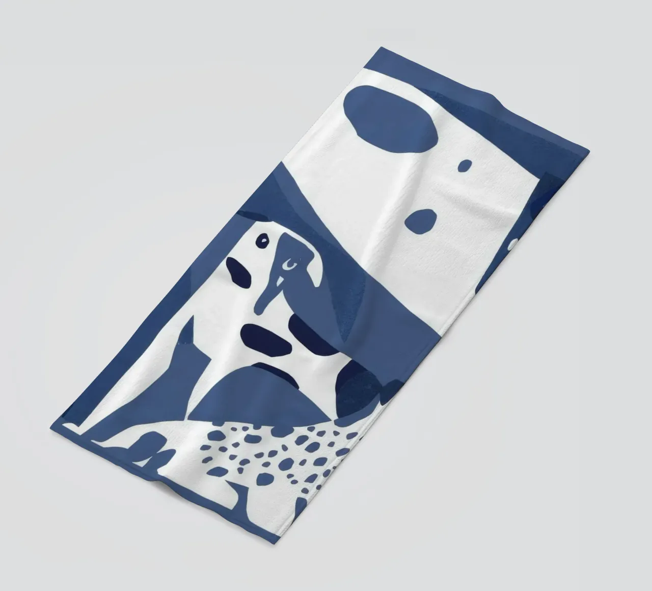 Forme canine blu telo mare da Lumie Layers