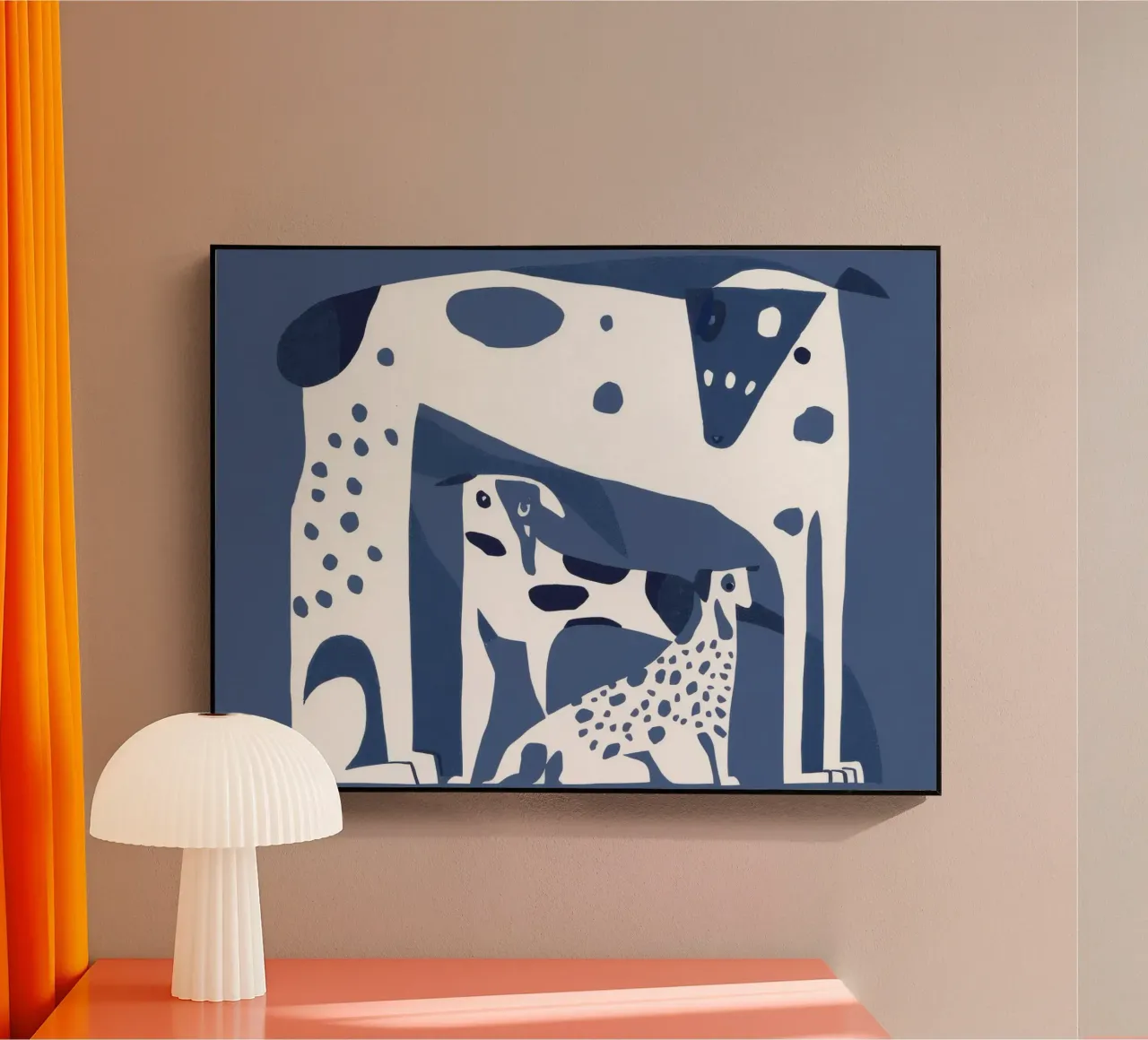 Forme canine blu plexiglass da Lumie Layers