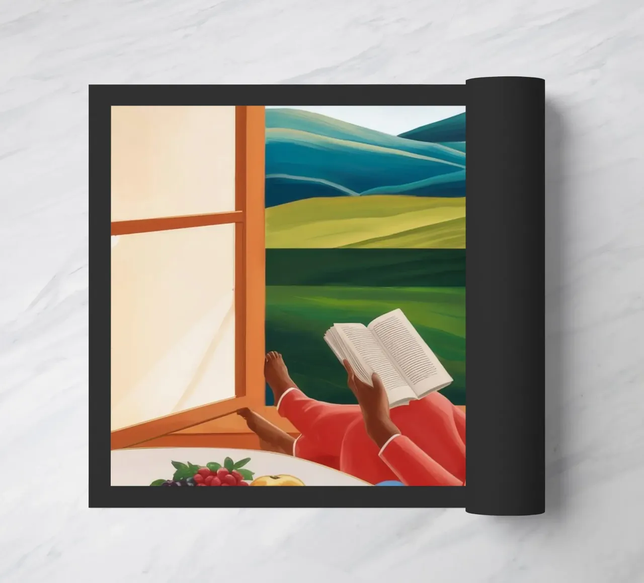 Window Read Repose doormat by Lumie Layers