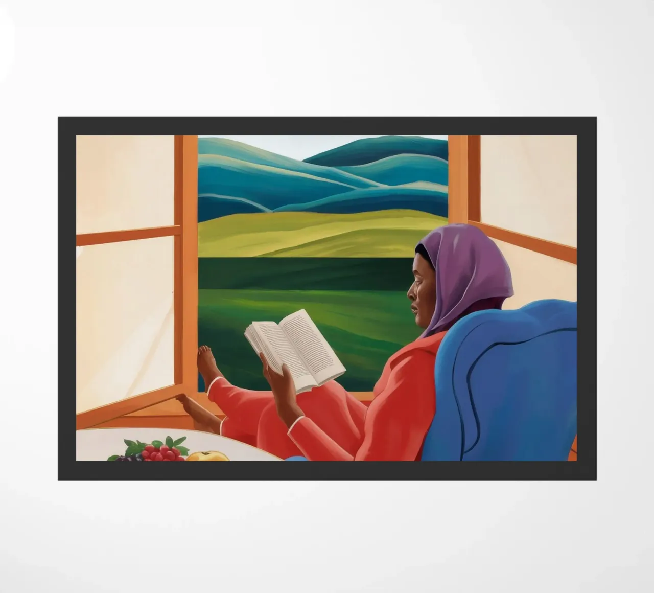 Window Read Repose doormat by Lumie Layers