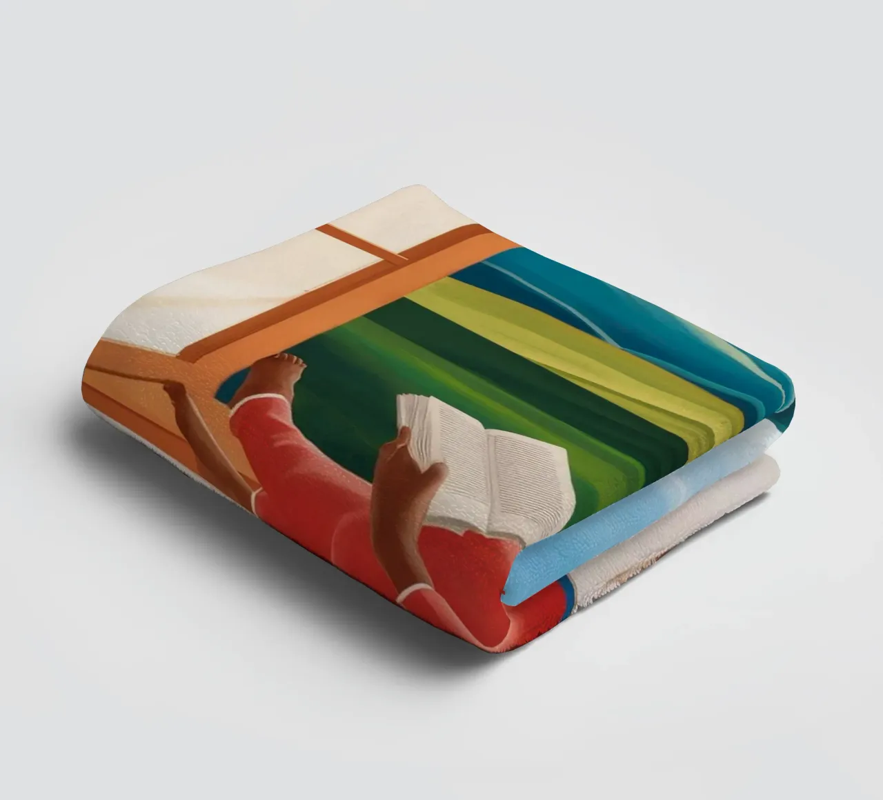 Window Read Repose towel by Lumie Layers