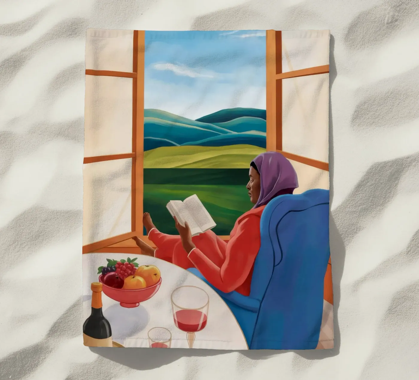 Window Read Repose telo mare da Lumie Layers