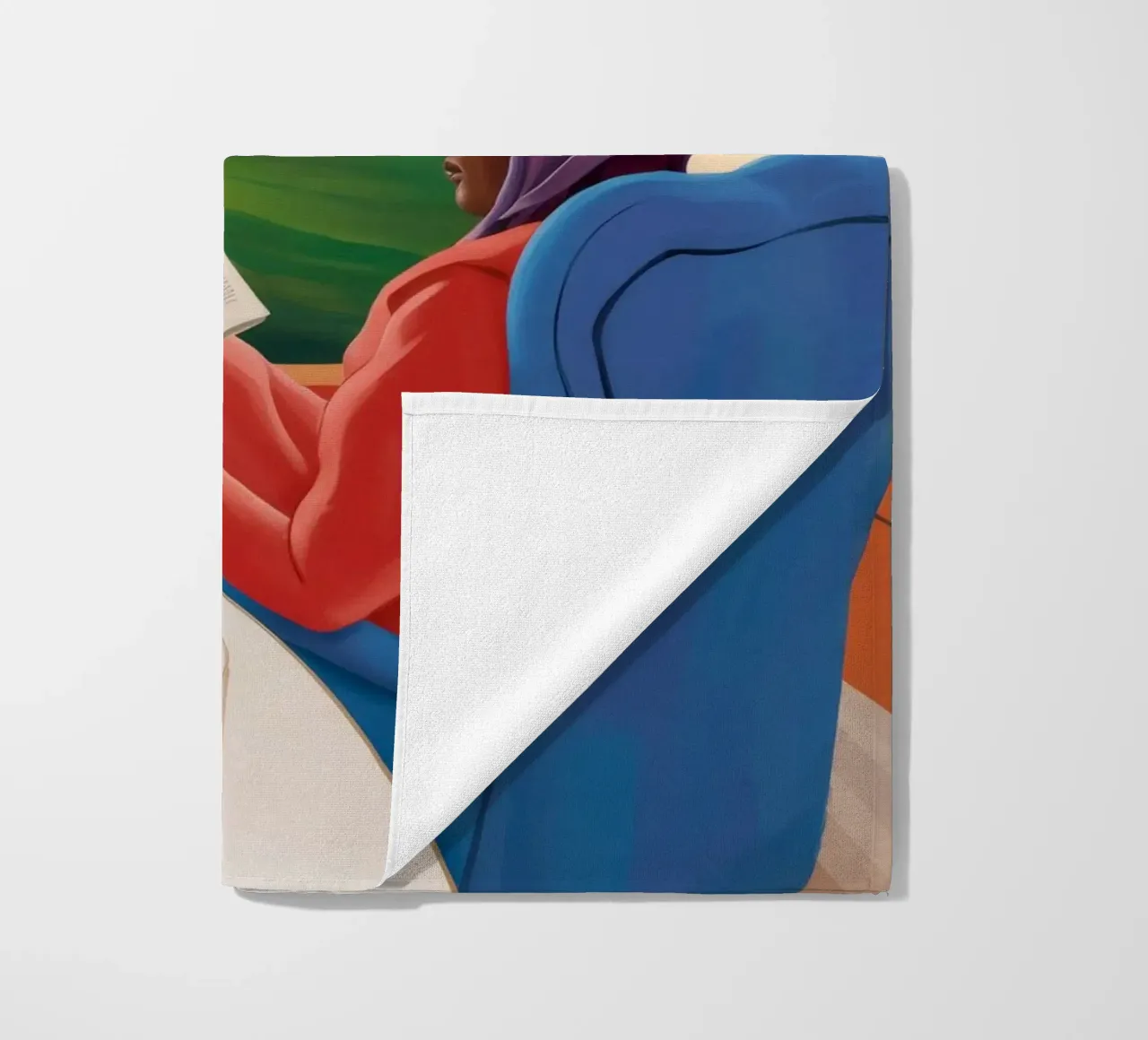 Window Read Repose beach towel by Lumie Layers