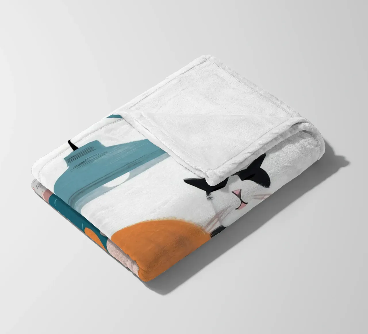 Compagno del gatto scrittore coperta in pile da Lumie Layers