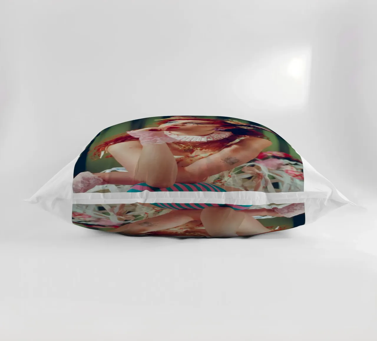 Natural Beauty Chappell Roan Album Cover Poster decorative cushion by ardala guller