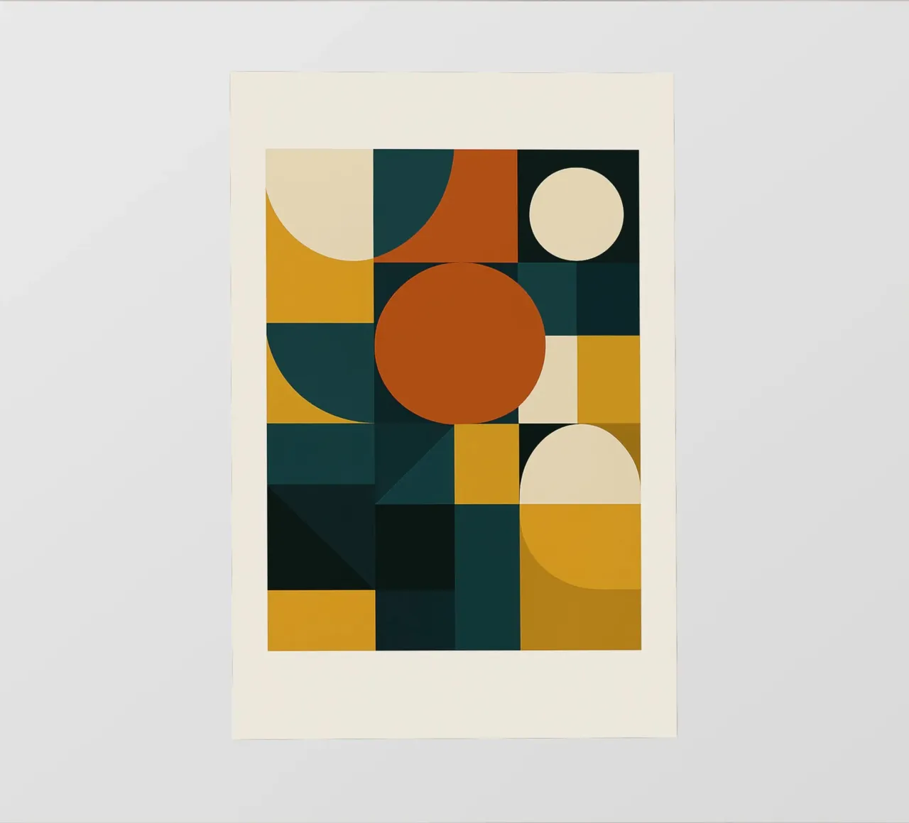 Modern Geometry PVC Plane von Studio M