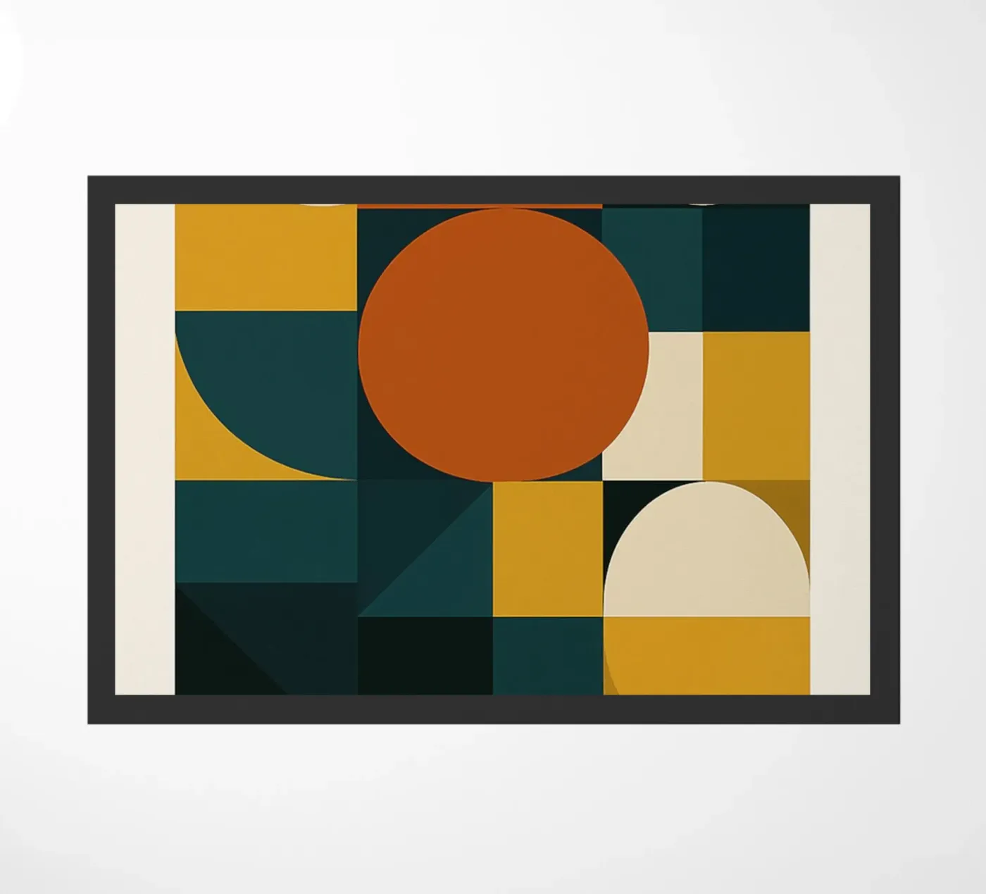 Modern Geometry Fußmatte von Studio M