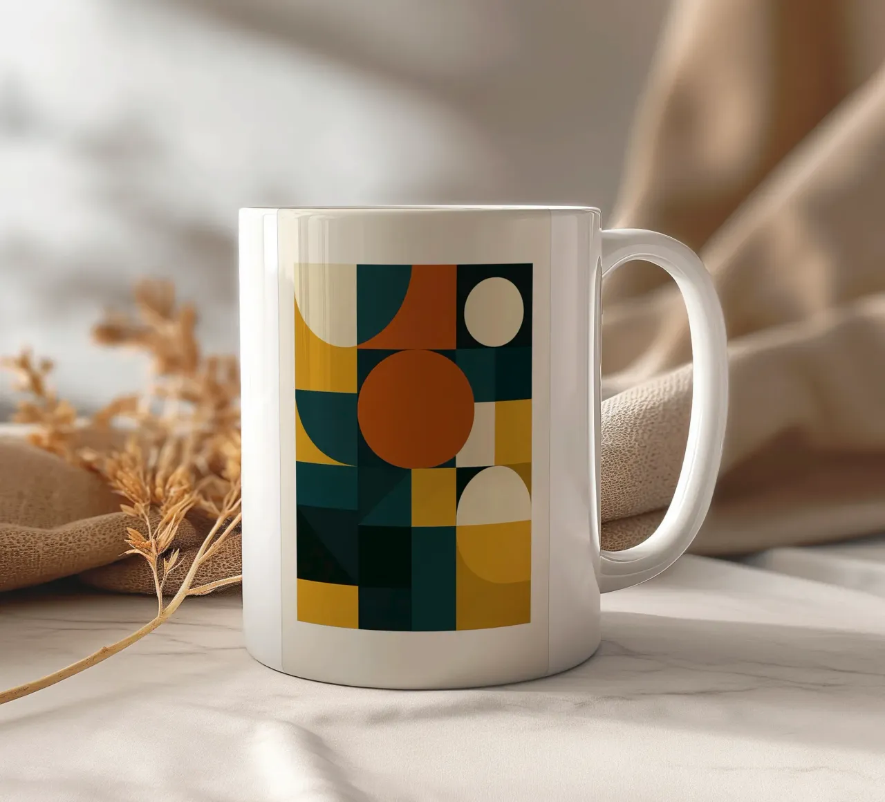 Modern Geometry tazza in ceramica da Studio M