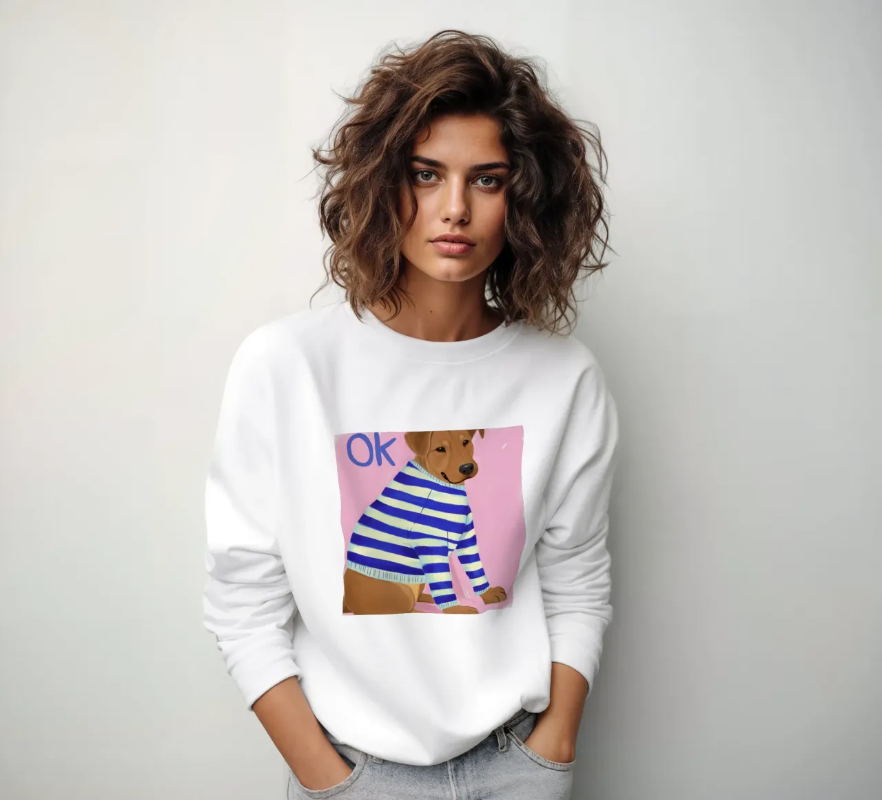 Maglione a righe Pupo felpa da Lumie Layers