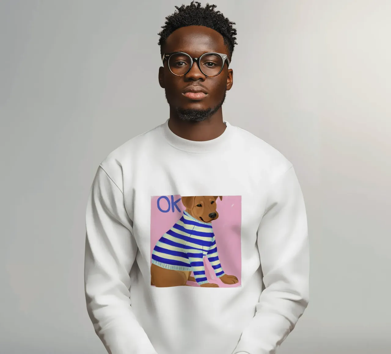 Maglione a righe Pupo felpa da Lumie Layers