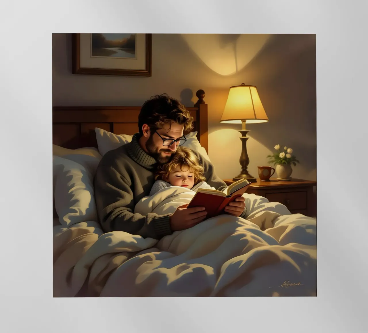 Padre e figlio pellicola backlit da Anita's Dream