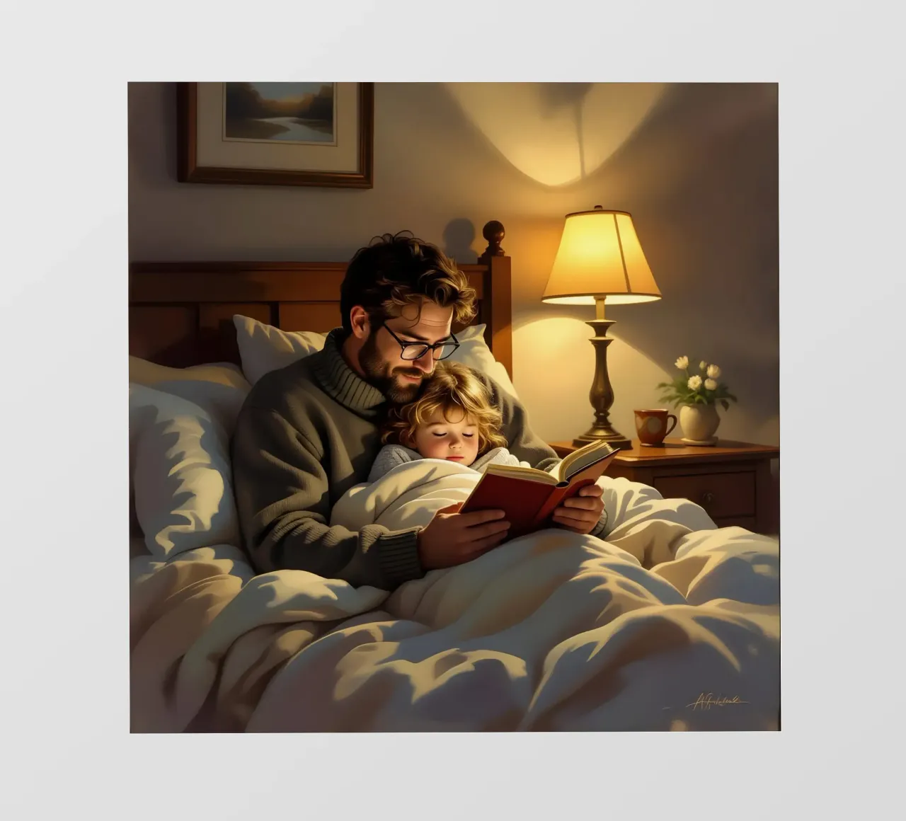 Padre e figlio pellicola backlit da Anita's Dream